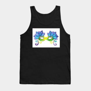 Mardi Gras Mask Tank Top